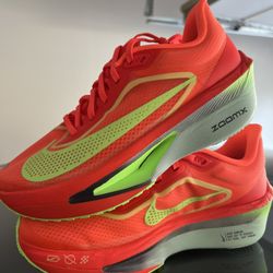 New Nike Zoom Fly 6 'Crimson Red Volt' FN8455-601 Women US 8 / Men US 6.5 Shoes