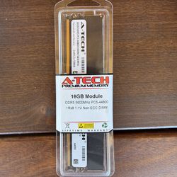 RAM DDR5 16GB X2 32GB Total 