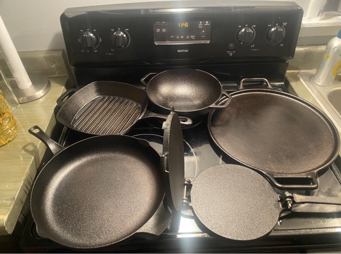 5 Piece Cast Iron Various