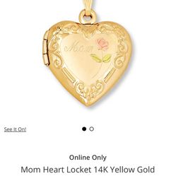 Jared Gold Mom Locket