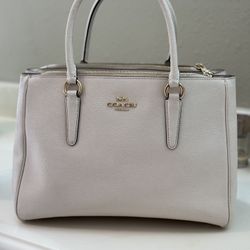 Coach Large Surrey Carryall In Chalk