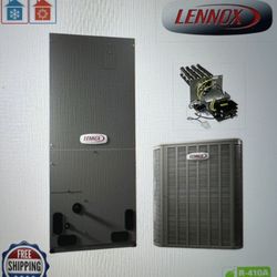 Lennox ML14XC1S A/C Sytem W/ Lennox Air Handler, Circuit Breaker Aux. Heat, All Sizes Available