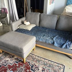 Couch With Ottoman 