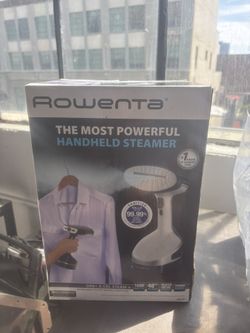 Rowenta X-Cel 1600W Handheld Steamer for Clothes, Navy Blue (RETAIL 75$)