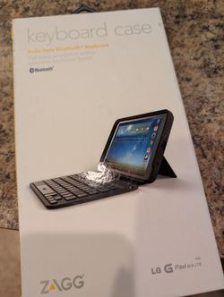 LG tablet keyboard and case
