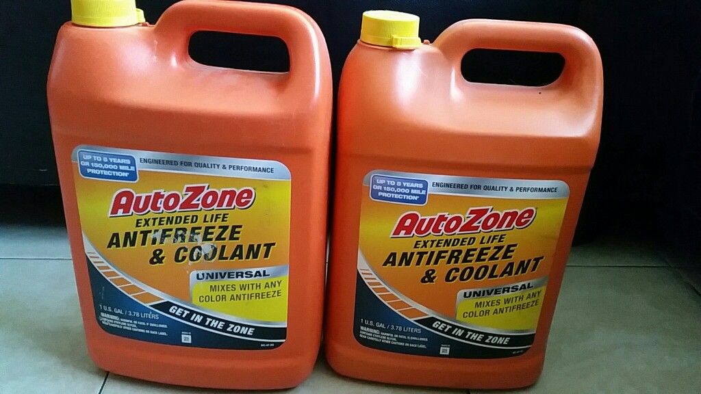 Autozone antifreeze & coolant