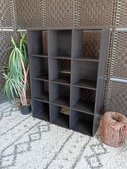 4*3 16-Unit Storage Shelves in Black
