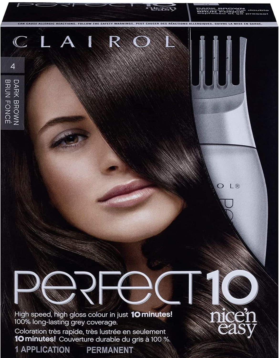 Clairol Perfect 10 Dark Brown Hair Dye