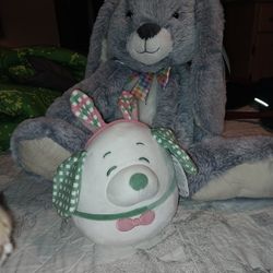 SNOOPY EASTER PLUSH TOY & Easter Bunny XL Size