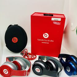 $45 Beats Solo HD Headphones Wired With Case 