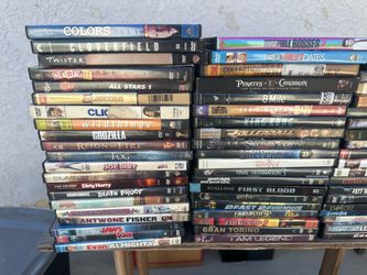 Large Lot of 100 DVD Movies – Titles