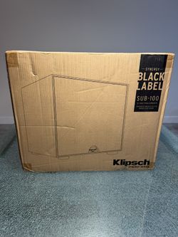Klipsch SUB-100 10” Powered Subwoofer – NEW IN BOX / FACTORY SEALED