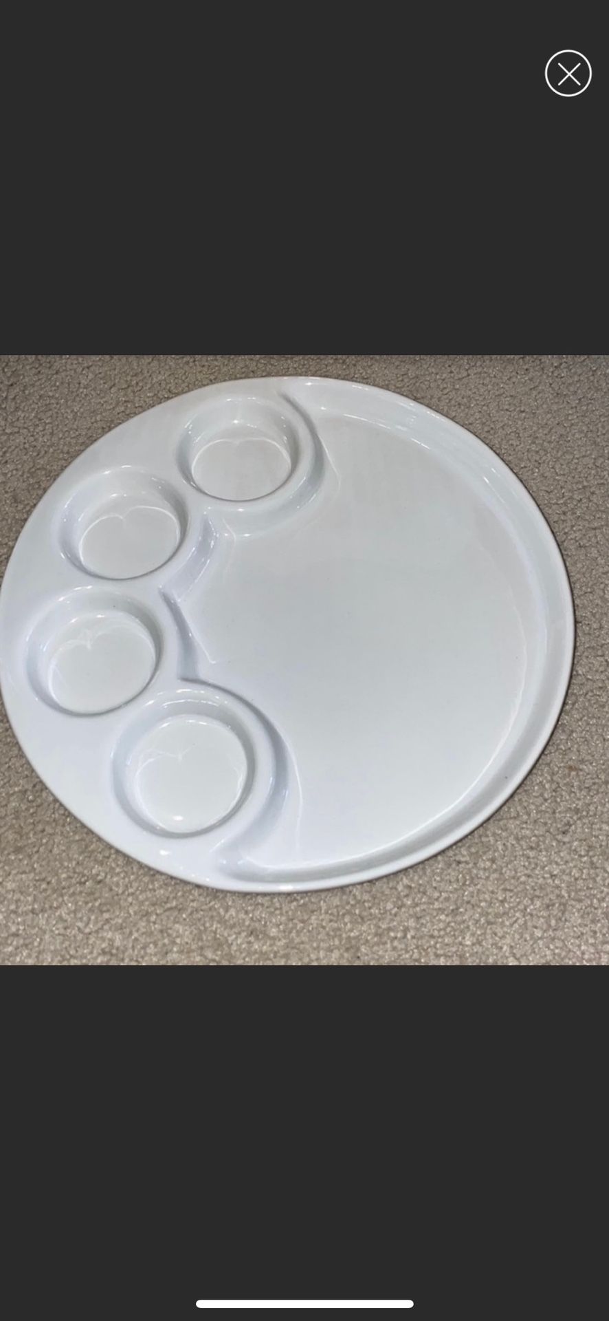 Trudeau Fondue Plates (set of 4)