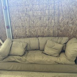 Restoration Hardware Leather Couch