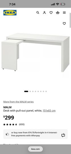 Expresso Large Malm IKEA Desk