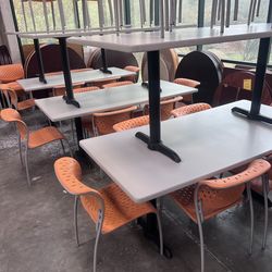 Break room table and chairs