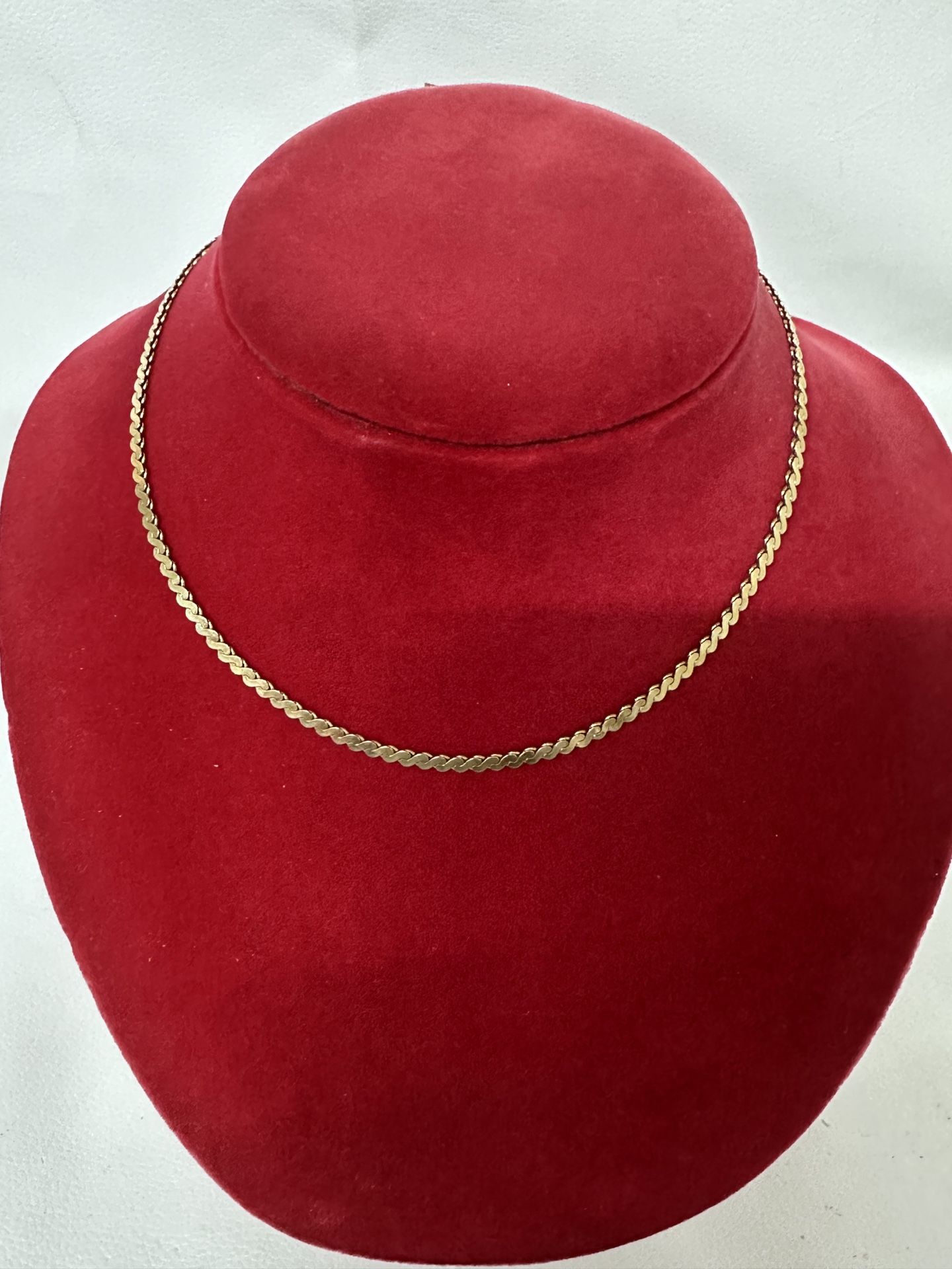 Gold Chain 14k And 14.5 Inch