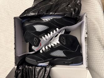 Air Jordan 5 Retro Black Metallic Silver