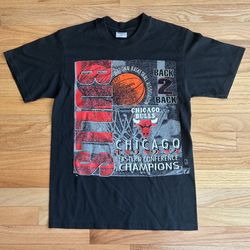 Vintage 1992 Chicago Bulls Champions Logo 7 Shirt Men’s Size M  