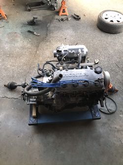 Part out or complete swap Sohc 1.6 VTEC D16Y8 NO TRANY!