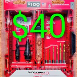 Milwaukee 8Pc. Step-Drill Bit Set 