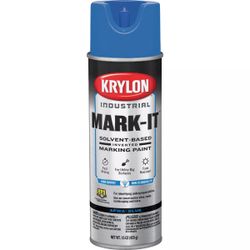 Krylon Mark-It 730308 Industrial SB APWA Blue Inverted Marking Paint  Brand new in sealed  Price for one bottle  6 available, 6-pk for $50 OBO