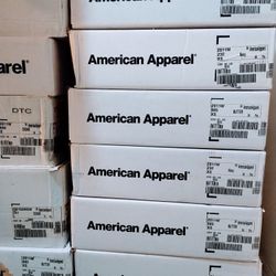 American Apparel Box Of 36 T-shirts Size XS 