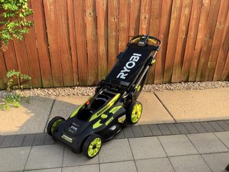 RYOBI Lawnmower Black 40 Sell Propelled 20 Inches (Battery Lithium 6.0 Ah 40V And Charger Similar RYOBI New)