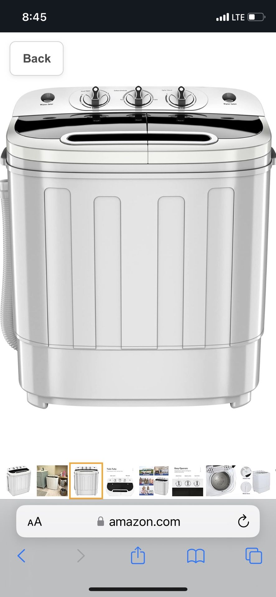 Spin Dryer Washer And Dryer Portable Amazon Portable Clothes Washing  Machine Mini Twin Tub Washing Machine