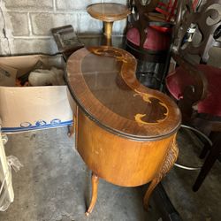 1940 2 Drawer Continental Marquetry $2,400.00