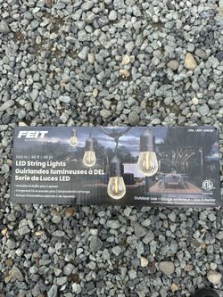 Outdoor String Lights 48ft
