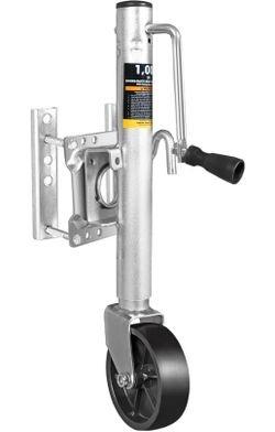 Torin Trailer Jack with Wheel, 1000 lbs Heavy Duty Swivel Boat Trailer Jack
10" Lift, Bolt-on Trailer Tongue Jack