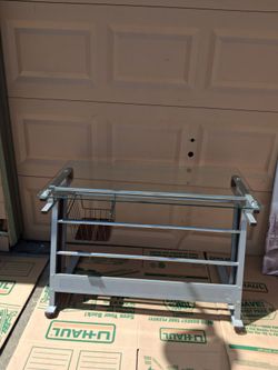 GlassTop Console Office Table