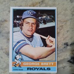 '76 Topps George Brett Baseball Card!