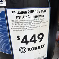 30 Gallon Air Compressor 