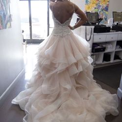 Blush Pink Wedding/ Quincinera Gown SIZE 8