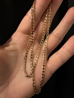 Cadena cubana 14k
