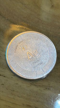 1oz .999 SILVER Elemetal Round