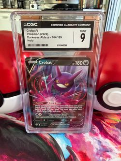 Pokémon Crobat V 104/189 CGC 9 - Darkness Ablaze