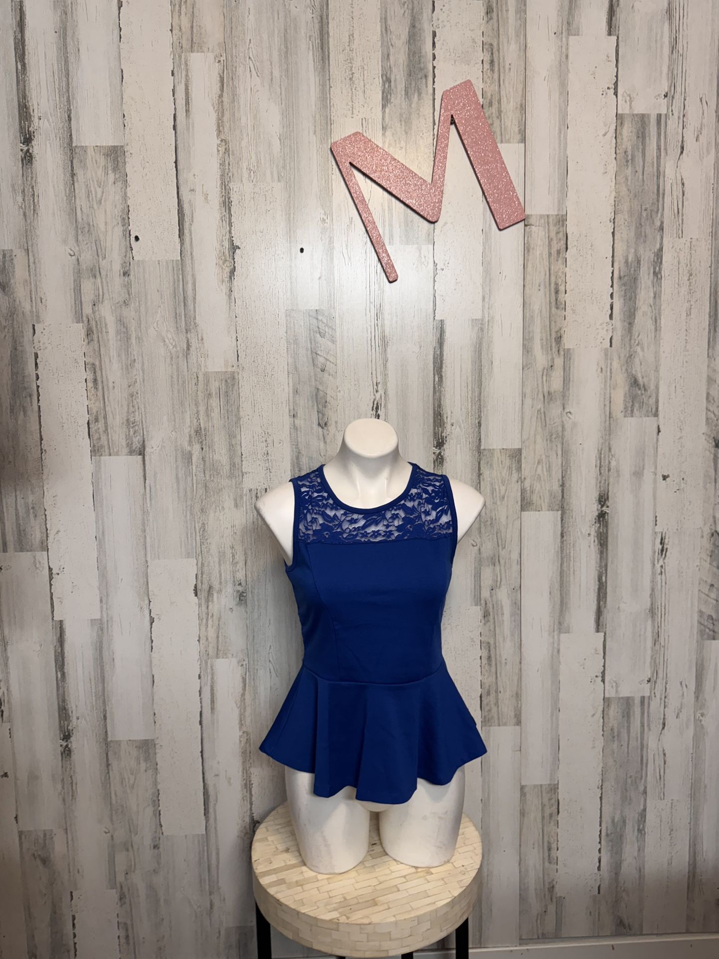 Blue Blouse Size Medium
