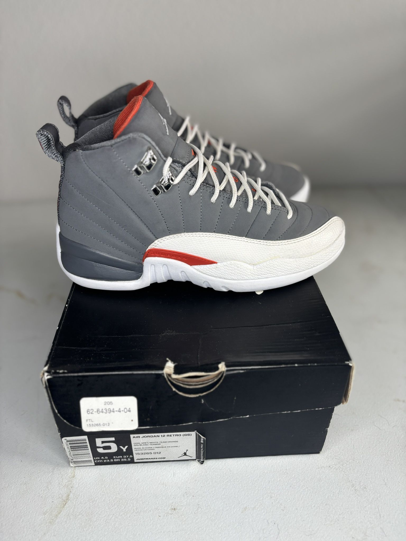 Jordan 12 Cool Grey
