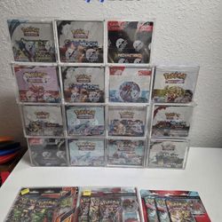 Pokemon Booster Boxes And Triple Blister Packs