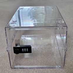 Clear Lock Box For Food, Medicine & Home Safety - LIke New!