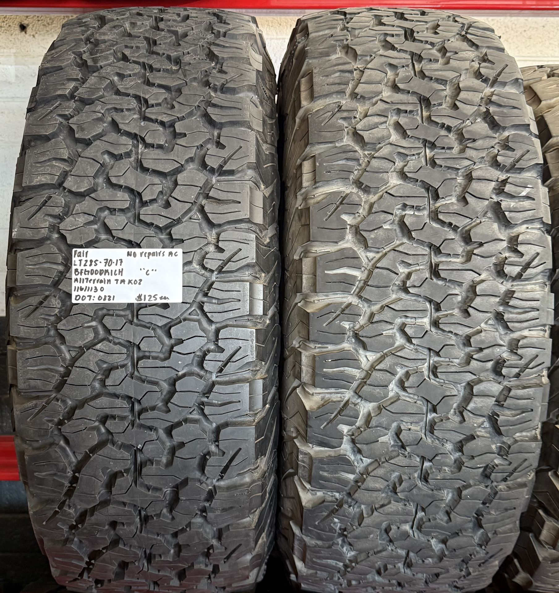 LT 285 70 17 BFGOODRICH