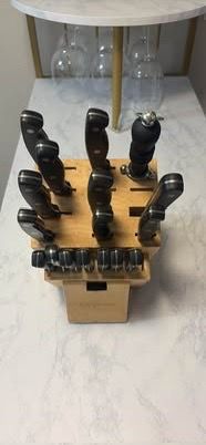 Tools of the Trade Knife Set with Block