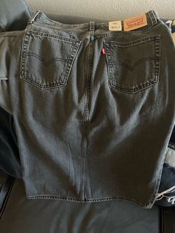 Levi’s skirt with sexy side slit