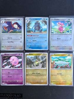 Set of 6 - Black Bolt Masterball Pokémon cards