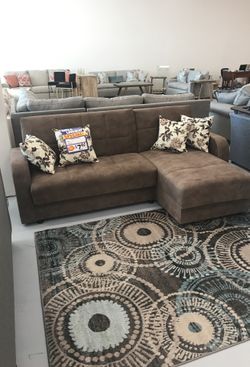 Sleeper sofa sectional- firm price