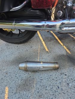 Harley exhaust tip