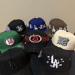 Fitted & Snap Back Hats Ask For Prizes 